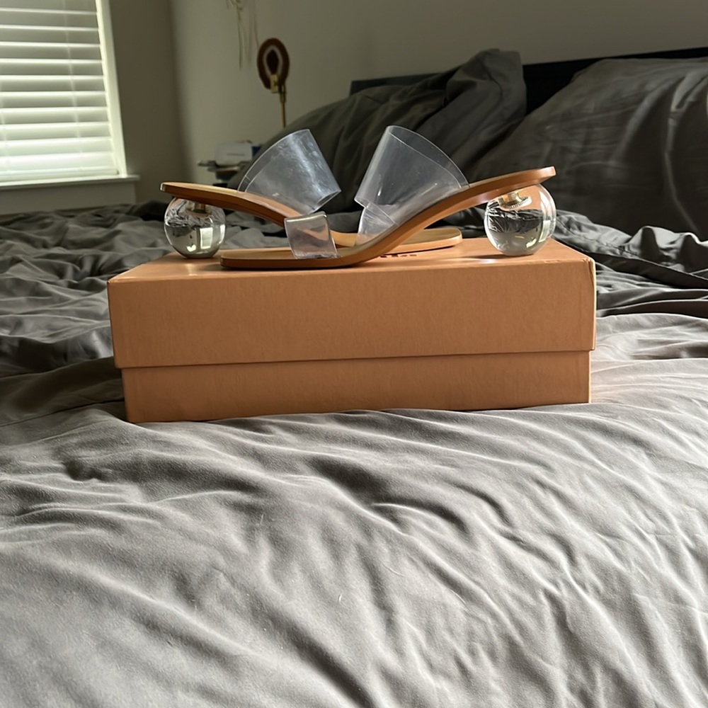 Clear Jila Sandals by Cult Gaia